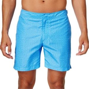 Cole Men's Heathered Crosshatch 6" Swim Trunks